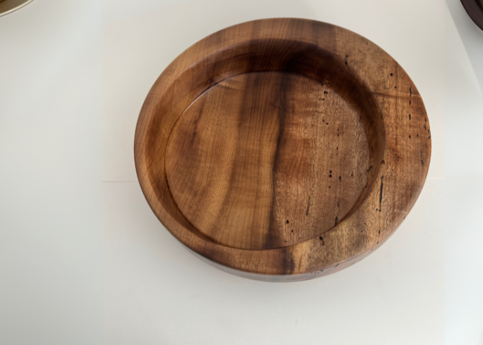 Handcrafted Large Myrtlewood Fruit Bowl | Rustic Wooden Centerpiece | Natural Serving Bowl | Unique Wedding or Housewarming Gift