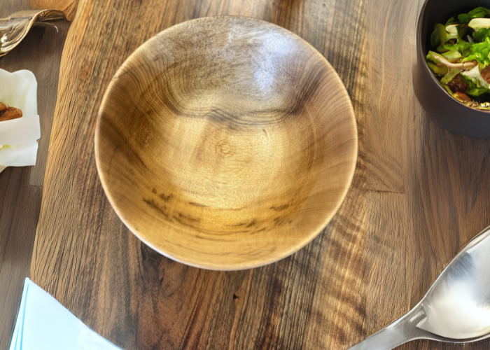 Handmade Wooden Small Bowl – Elegant Minimalist Design, One-of-a-Kind Home Decor & Serving Dish