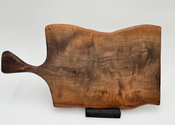 Handcrafted Oregon Walnut Charcuterie Board | Rustic Wooden Serving Board | Unique Kitchen & Dining Gift | Cheese Snack Tray